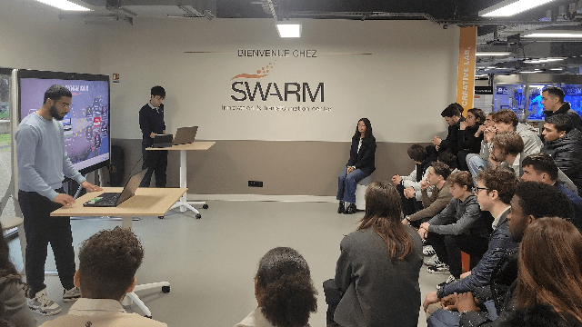 Visite de l'entreprise SWARM